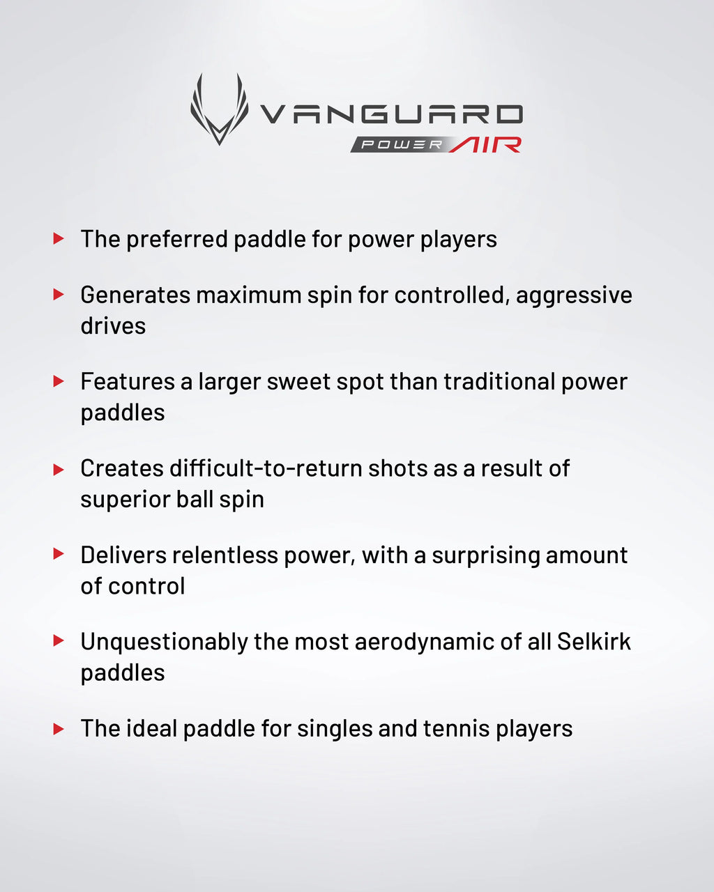 Vanguard Power Air Epic Pickleball Paddle