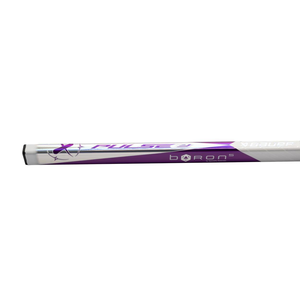 Bauer Youth Pulse2 Hockey Stick - White - 2026 — shaft graphic