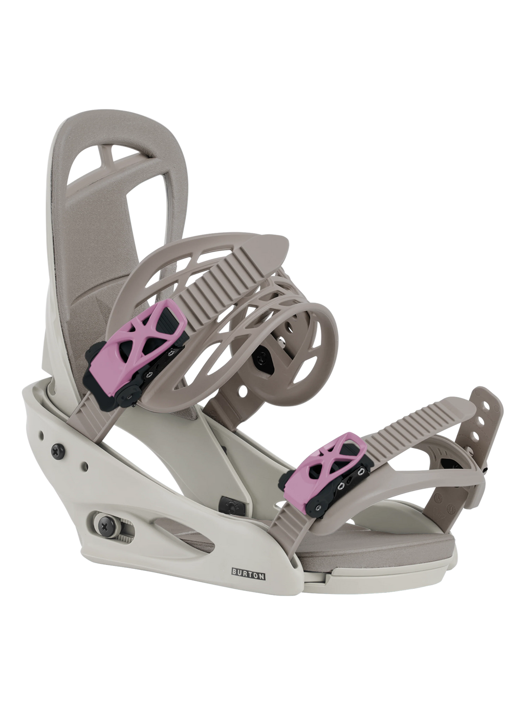 Burton Women's Citizen Re:Flex Snowboard Bindings - Chinchilla Gray - three-quarter