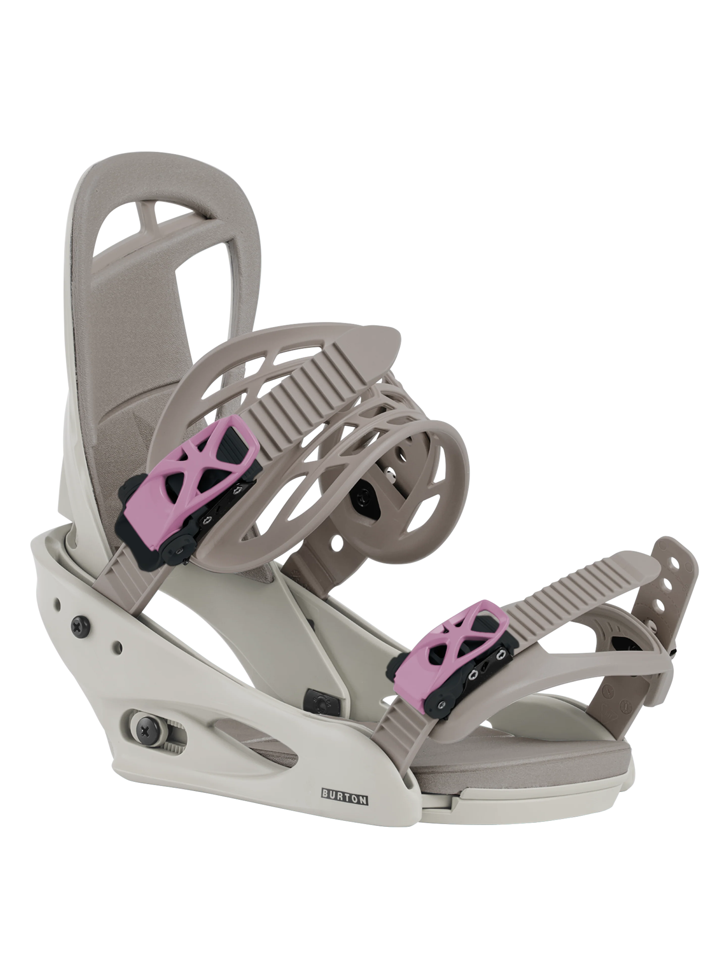 Burton Women's Citizen Re:Flex Snowboard Bindings - Chinchilla Gray - three-quarter