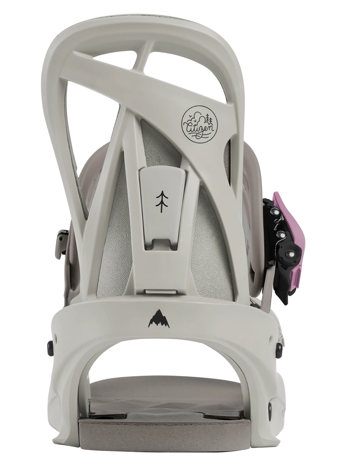 Burton Women's Citizen Re:Flex Snowboard Bindings - Chinchilla Gray - hi-back