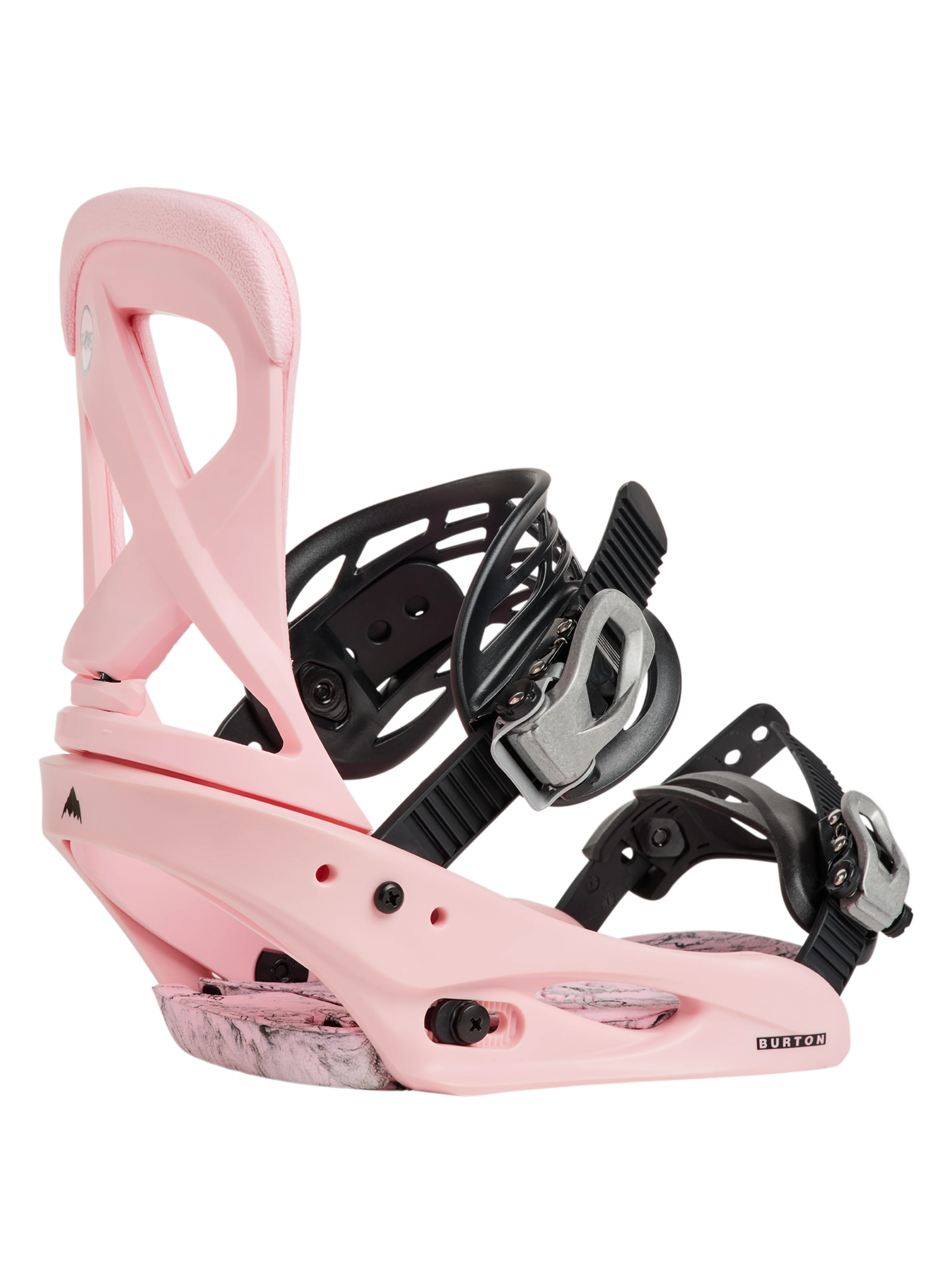 Burton Women's Scribe Re:Flex Snowboard Bindings - Pink - front