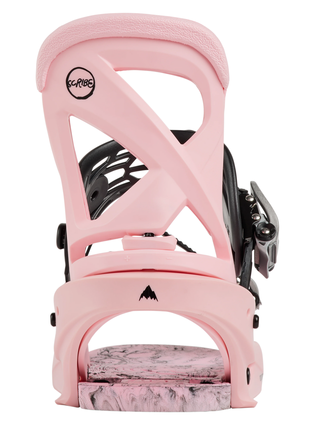 Burton Women's Scribe Re:Flex Snowboard Bindings - Pink - hi-back