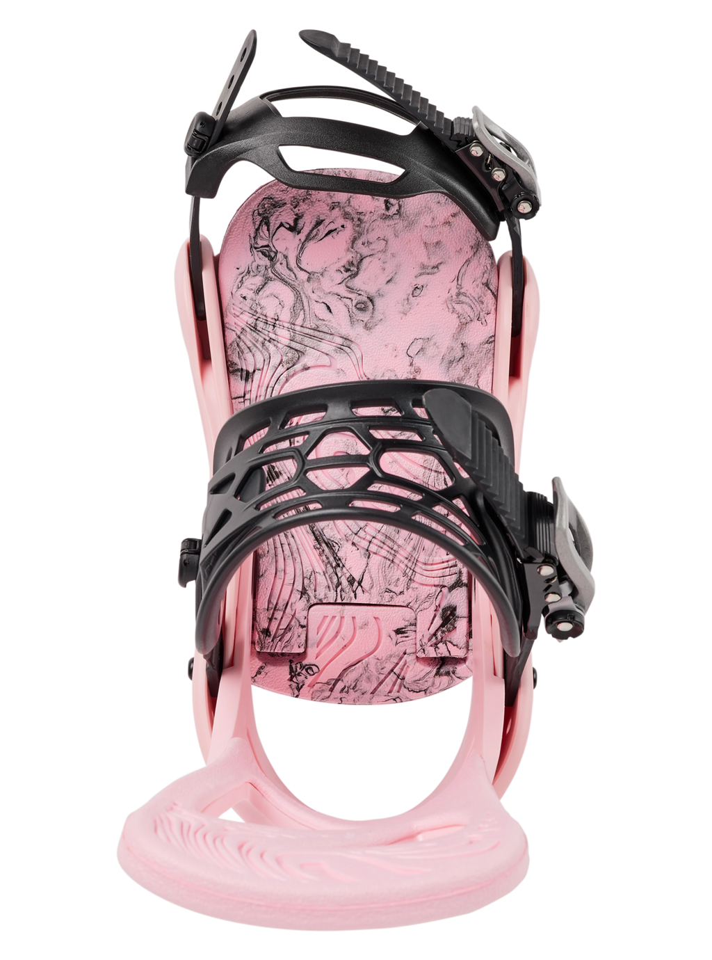Burton Women's Scribe Re:Flex Snowboard Bindings - Pink - baseplate