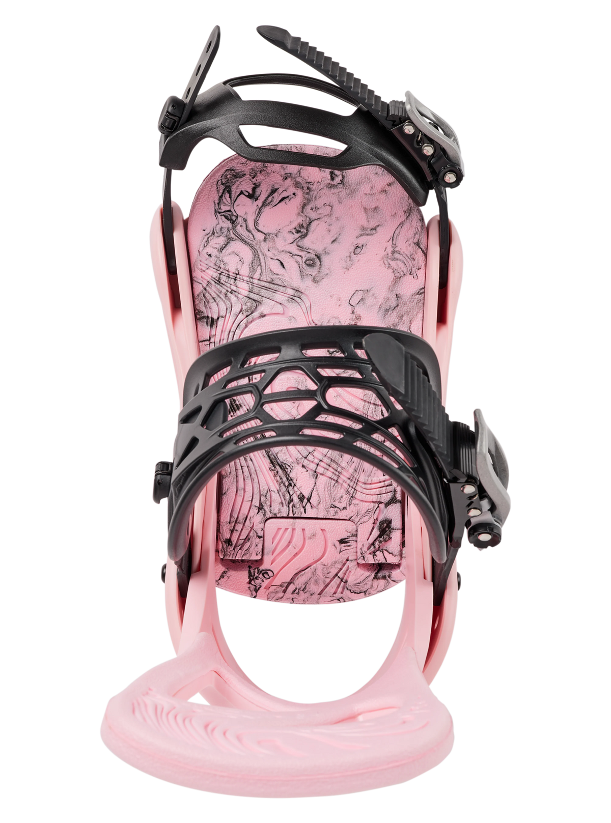 Burton Women's Scribe Re:Flex Snowboard Bindings - Pink - baseplate