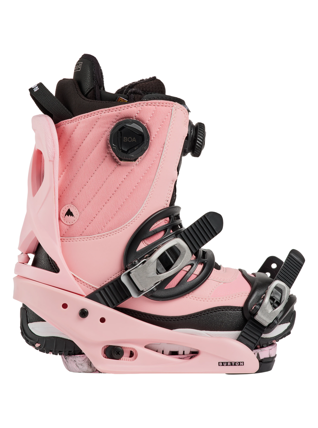 Burton Women's Scribe Re:Flex Snowboard Bindings - Pink - with boot