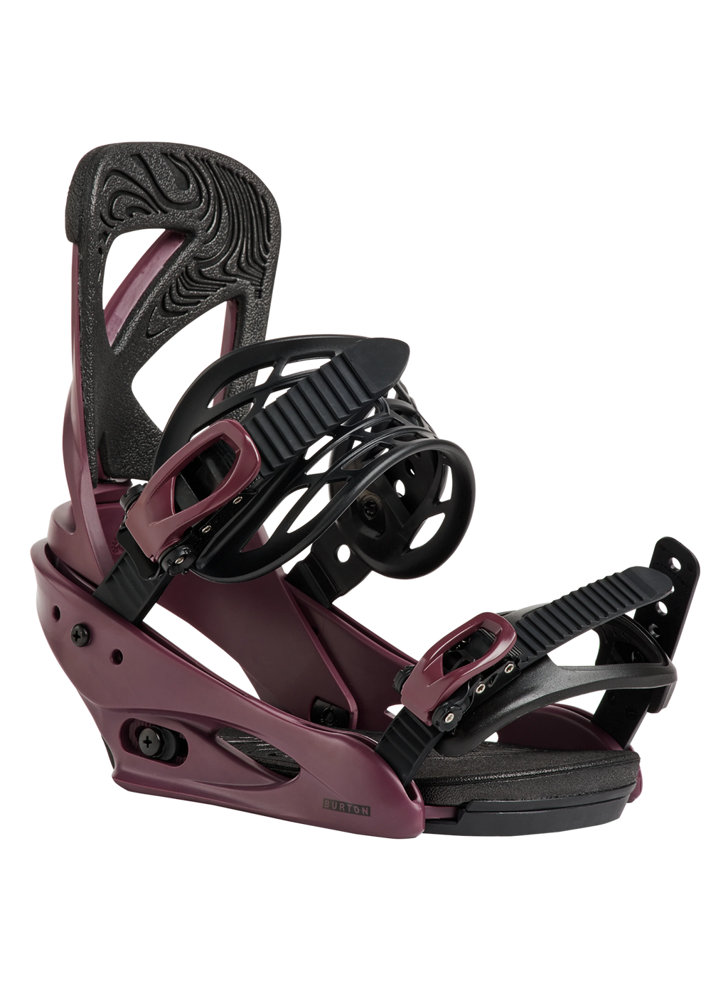 Burton Women's Scribe Re:Flex Snowboard Bindings - Rum Raisin - three-quarter