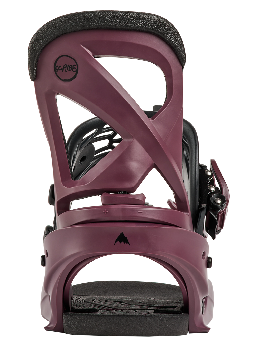 Burton Women's Scribe Re:Flex Snowboard Bindings - Rum Raisin - hi-back