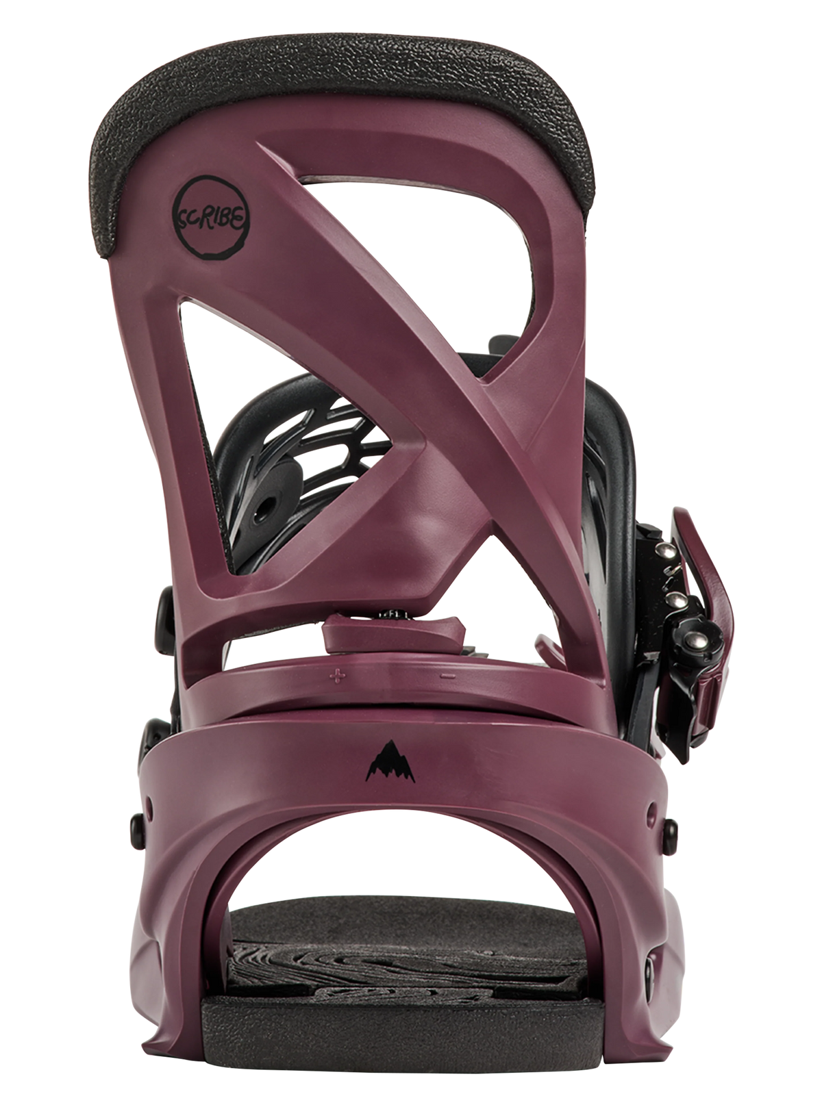 Burton Women's Scribe Re:Flex Snowboard Bindings - Rum Raisin - hi-back