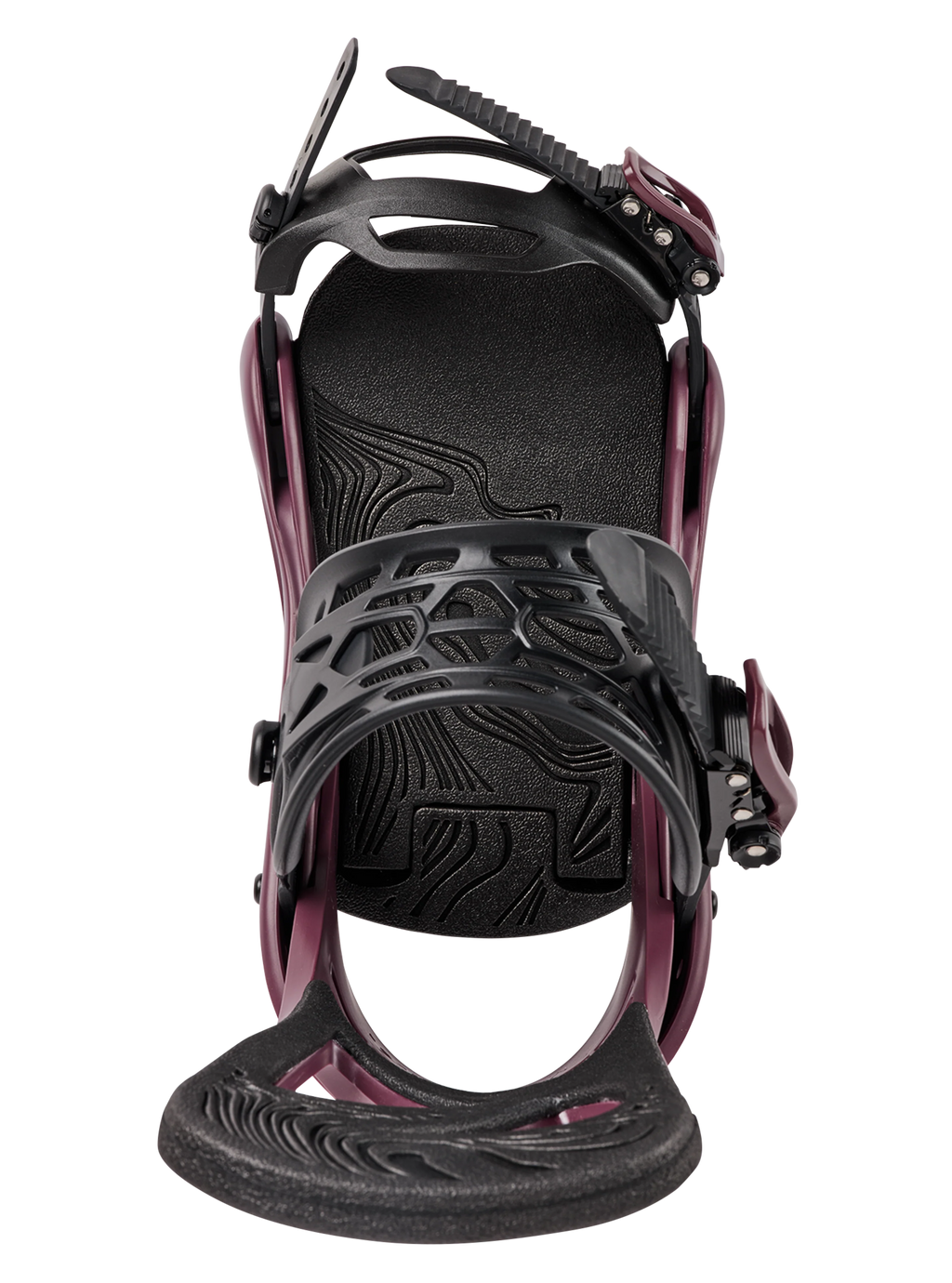 Burton Women's Scribe Re:Flex Snowboard Bindings - Rum Raisin - baseplate
