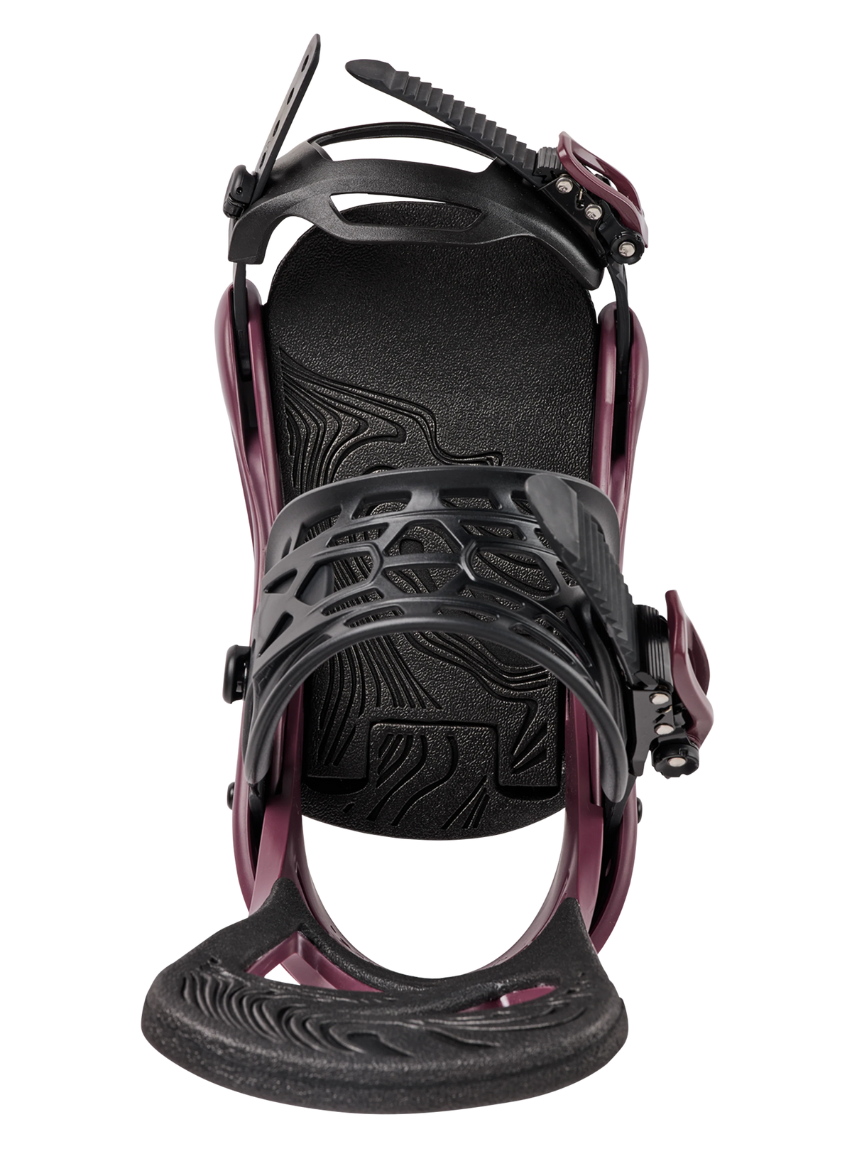 Burton Women's Scribe Re:Flex Snowboard Bindings - Rum Raisin - baseplate