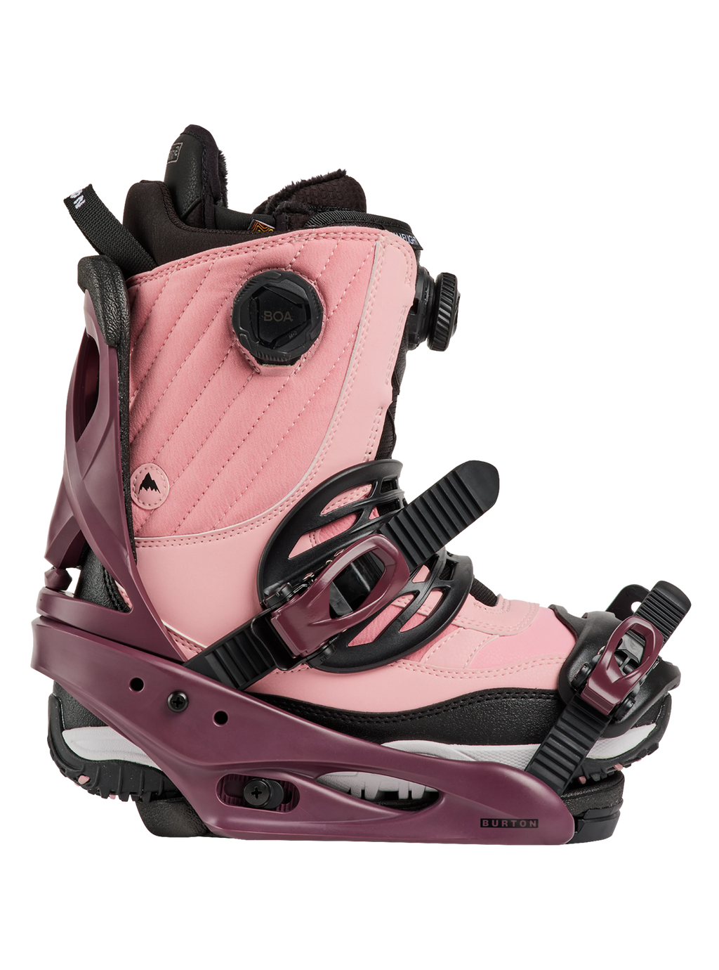 Burton Women's Scribe Re:Flex Snowboard Bindings - Rum Raisin - with boot