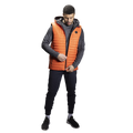Fleece Hooded Puffer Vest Men's