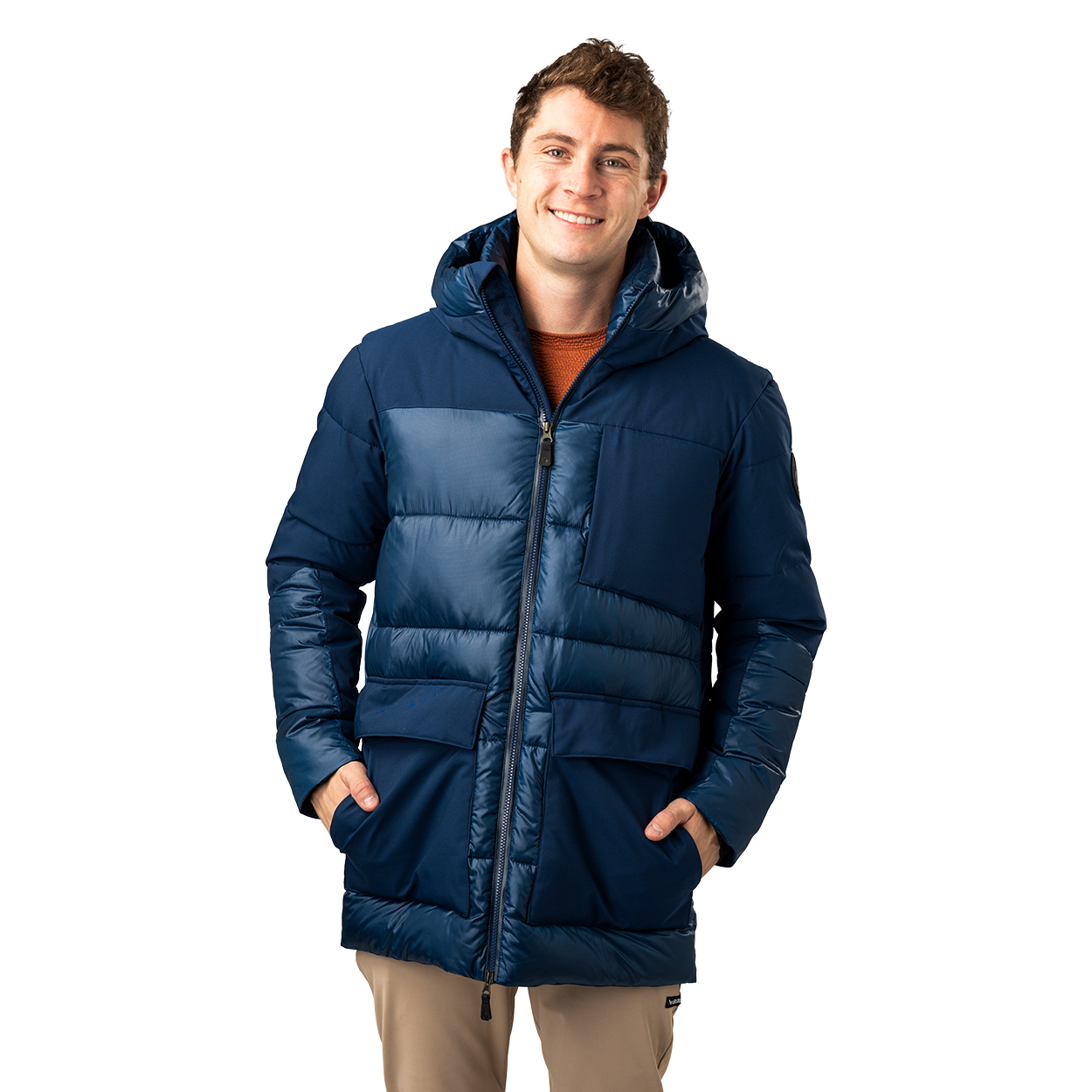 Bauer Senior Ultimate Puffer Jacket - Navy - front