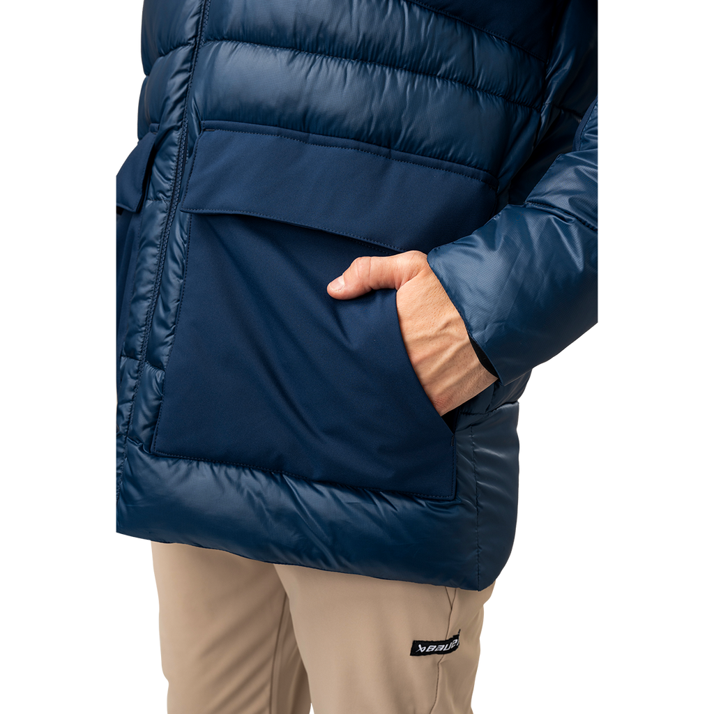 Bauer Senior Ultimate Puffer Jacket - Navy - side