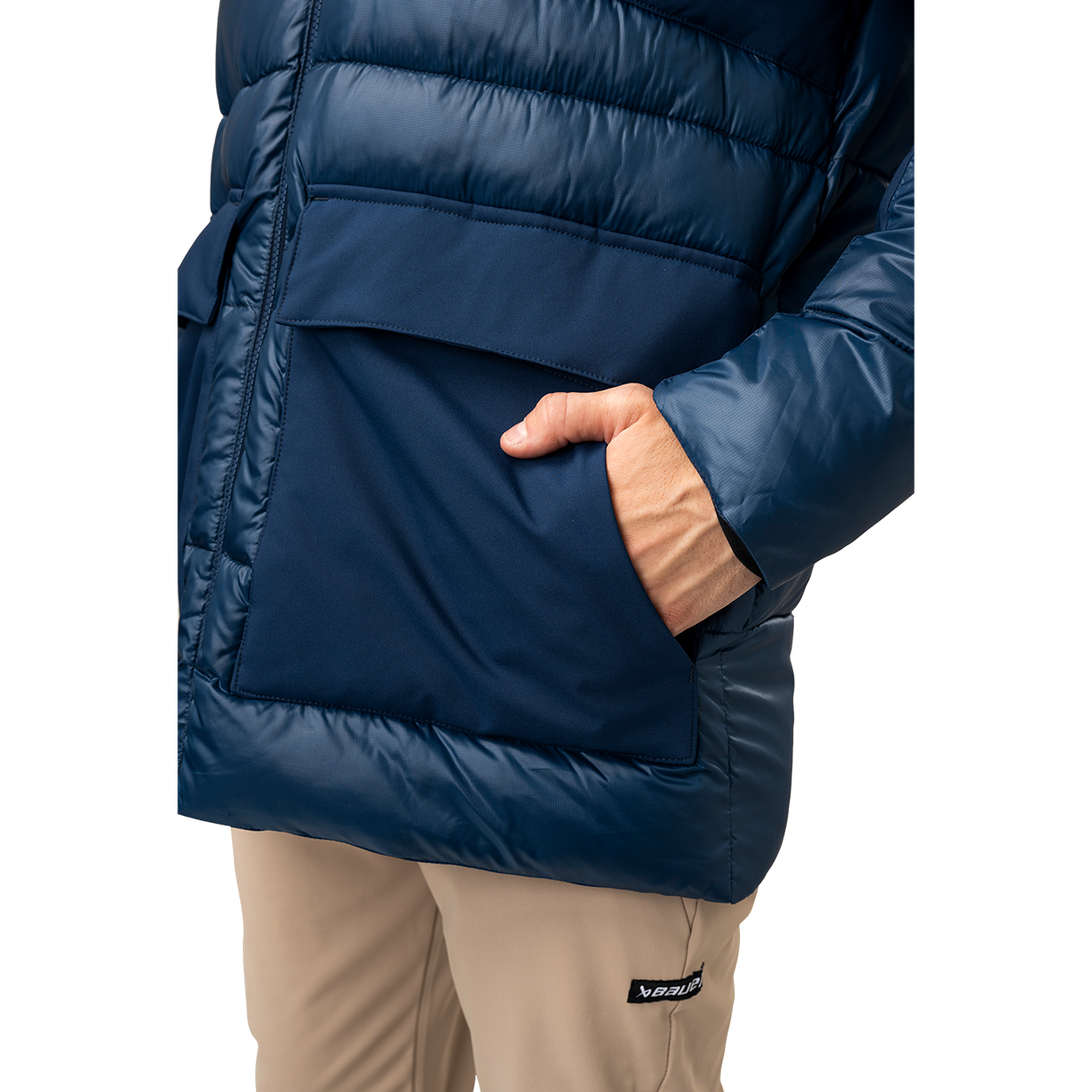 Bauer Senior Ultimate Puffer Jacket - Navy - side