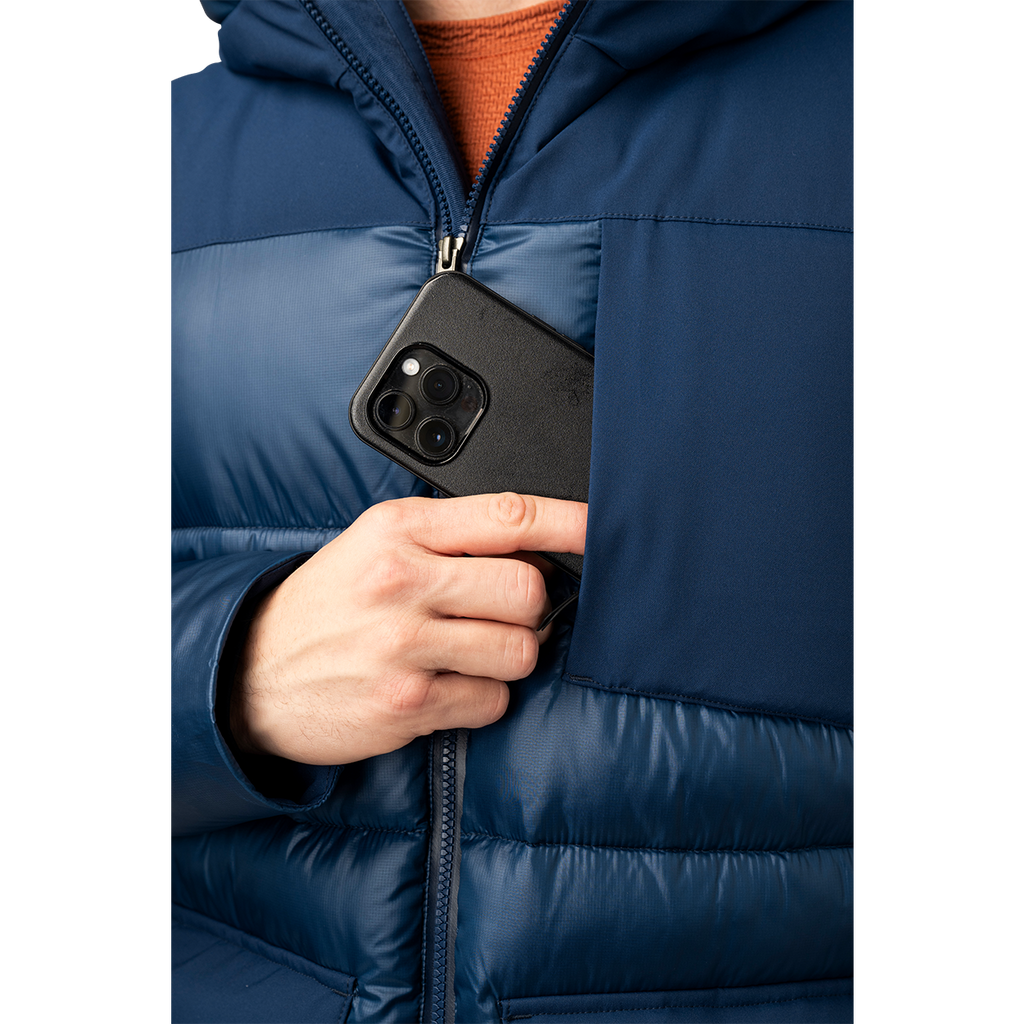 Bauer Senior Ultimate Puffer Jacket - Navy - detail