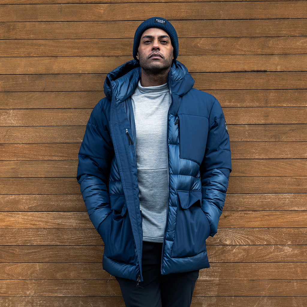 Bauer Senior Ultimate Puffer Jacket - Navy - back