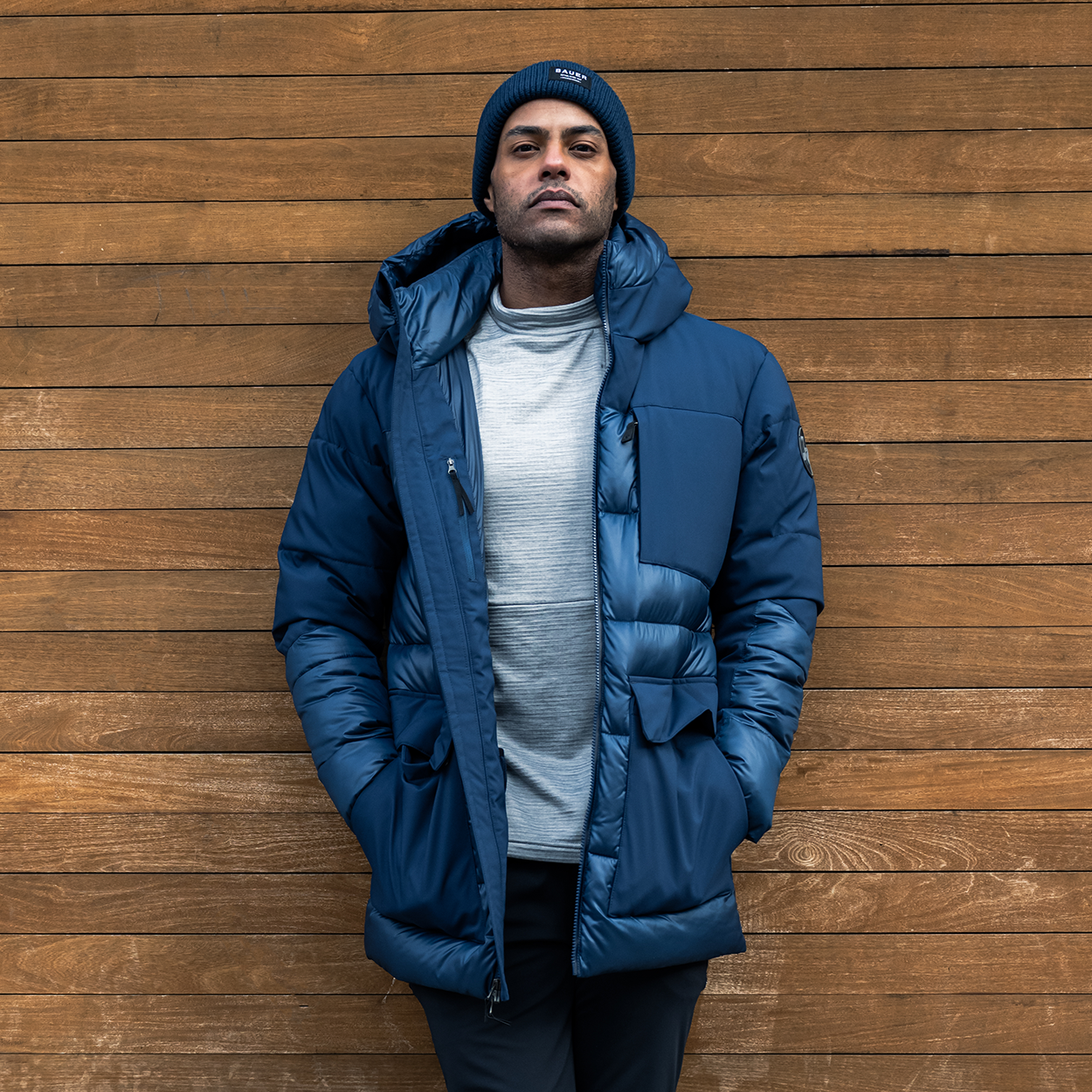 Bauer Senior Ultimate Puffer Jacket - Navy - back