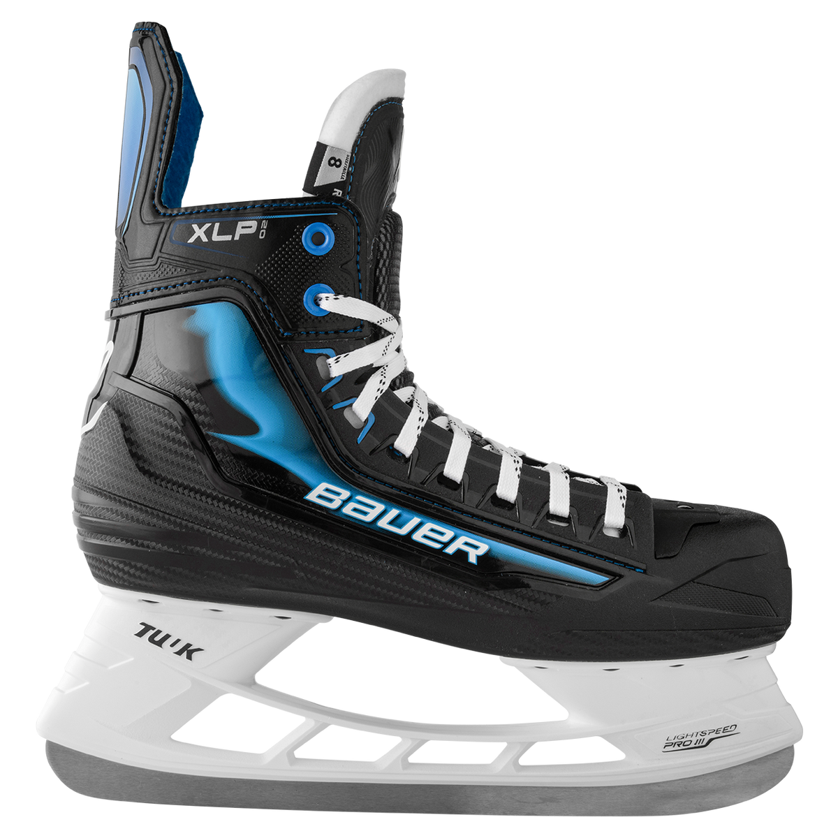 Bauer Senior X-LP 2.0 Hockey Skates - Black, side view
