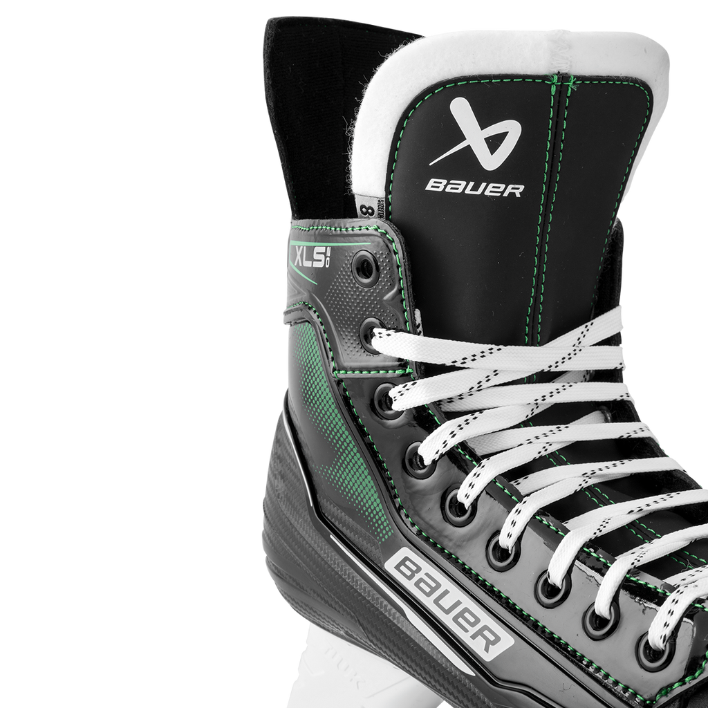 Bauer Senior X-LS 2.0 Hockey Skates - Black, tongue detail view