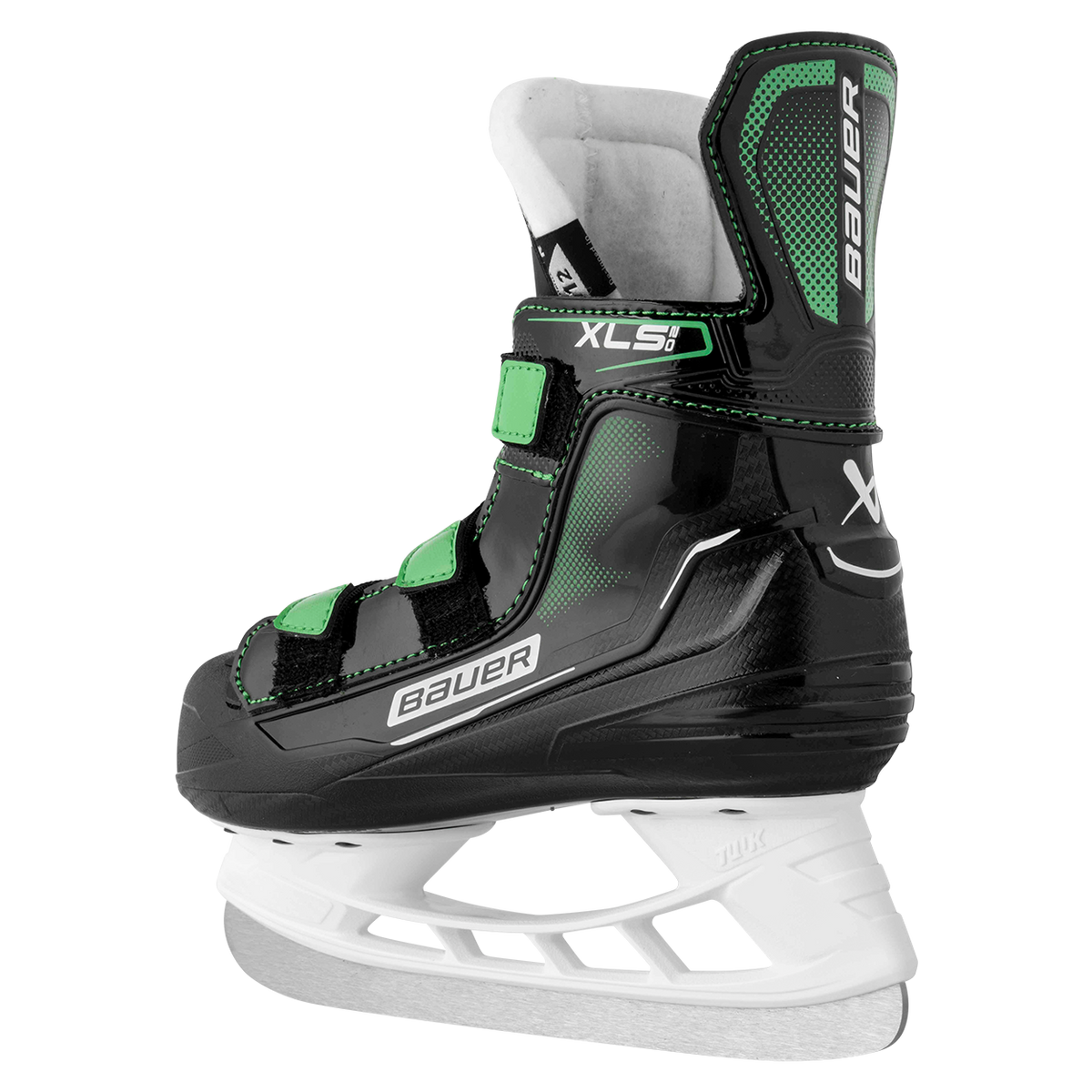 Bauer Youth X-LS 2.0 Hockey Skates - Black, rear three-quarter view
