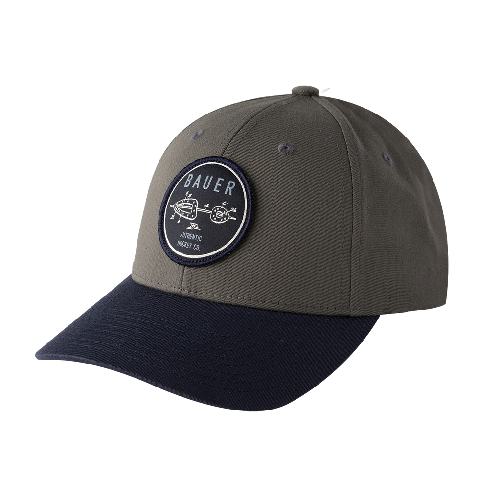 Bauer Curved Brim 2 Tone Hat - Navy - front