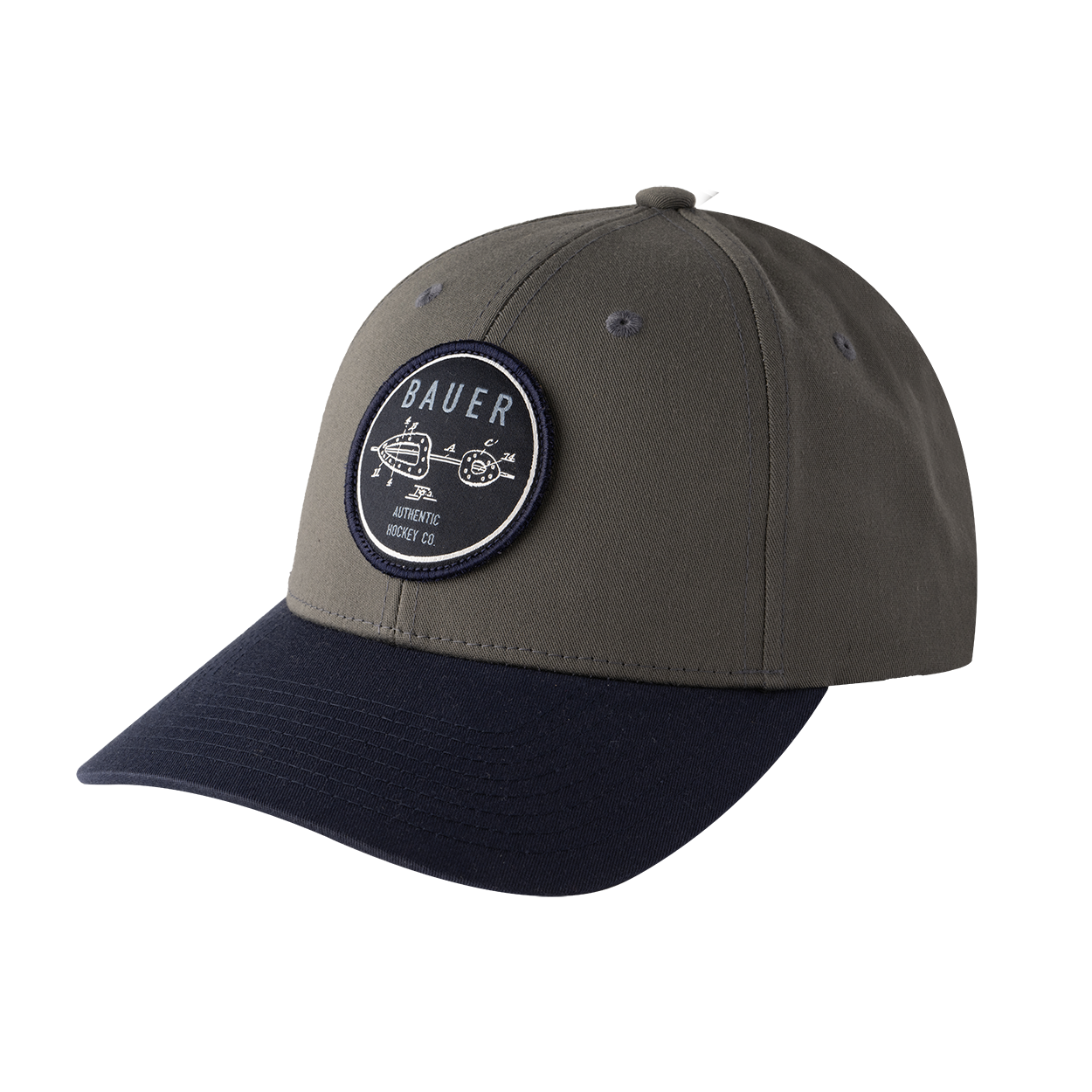 Bauer Curved Brim 2 Tone Hat - Navy - front