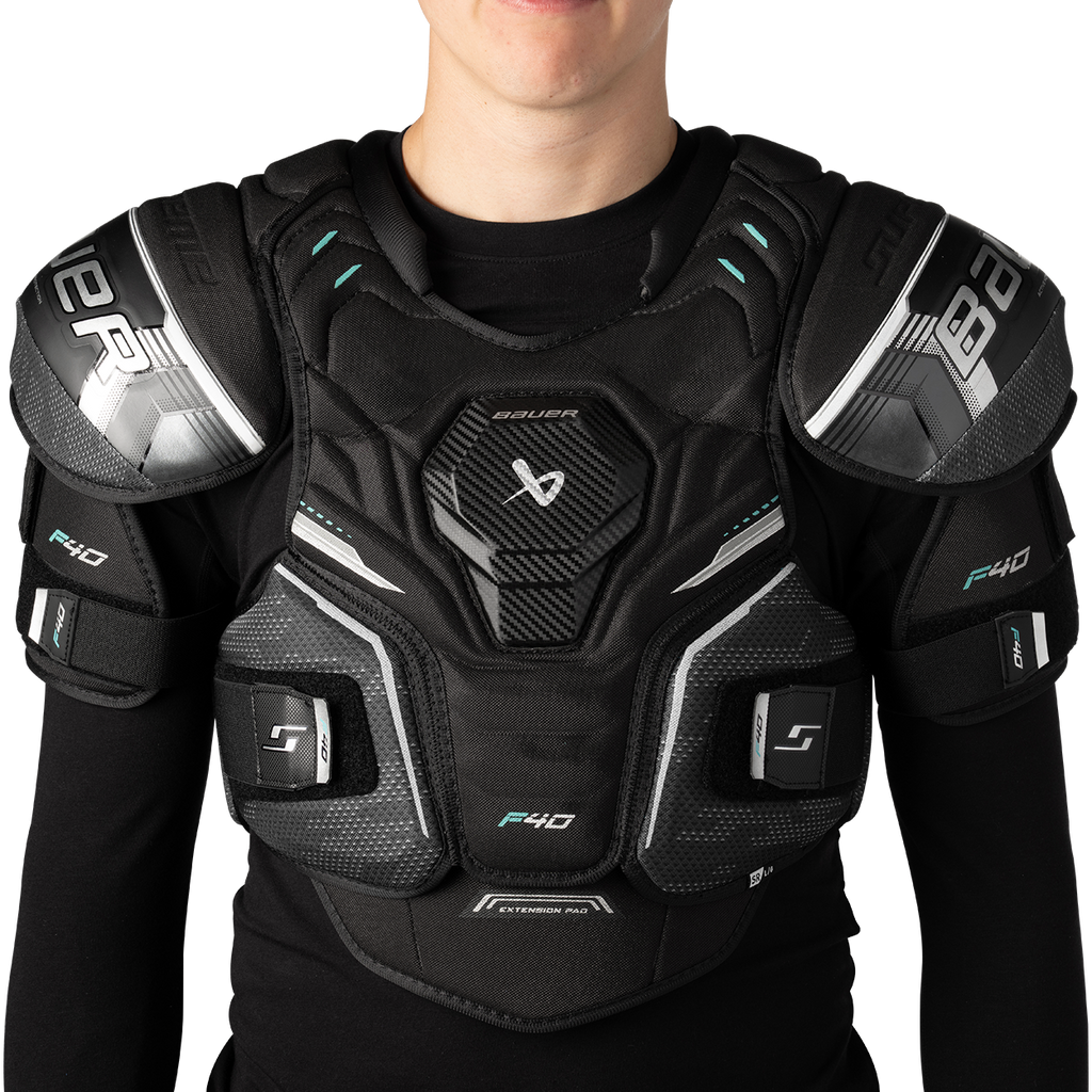 Bauer Intermediate Supreme F40 Shoulder Pads - front