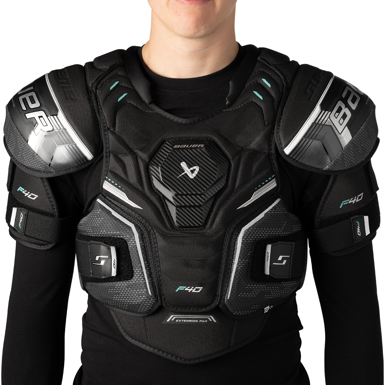 Bauer Intermediate Supreme F40 Shoulder Pads - front
