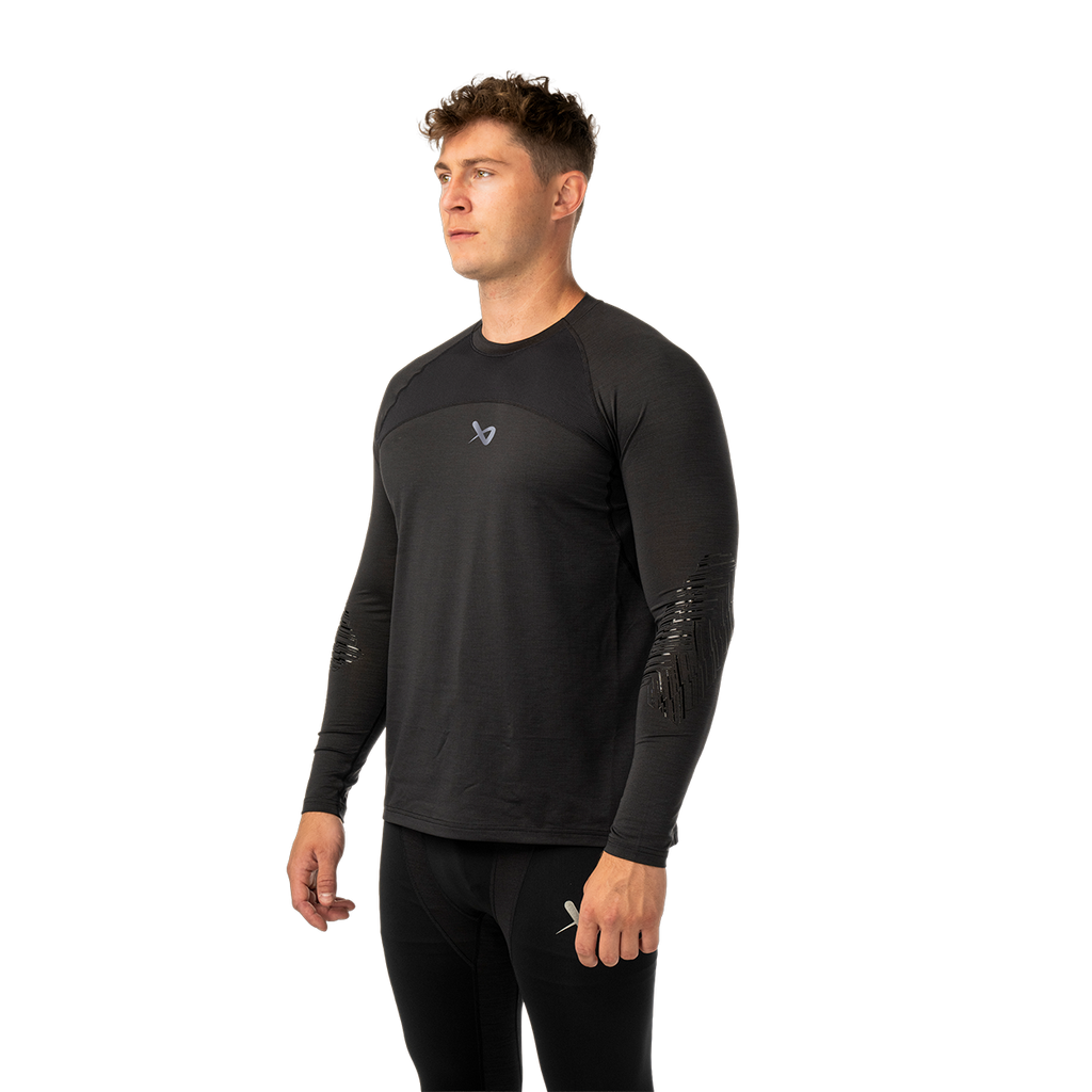 Bauer Senior Pro Baselayer Top - 3/4 view