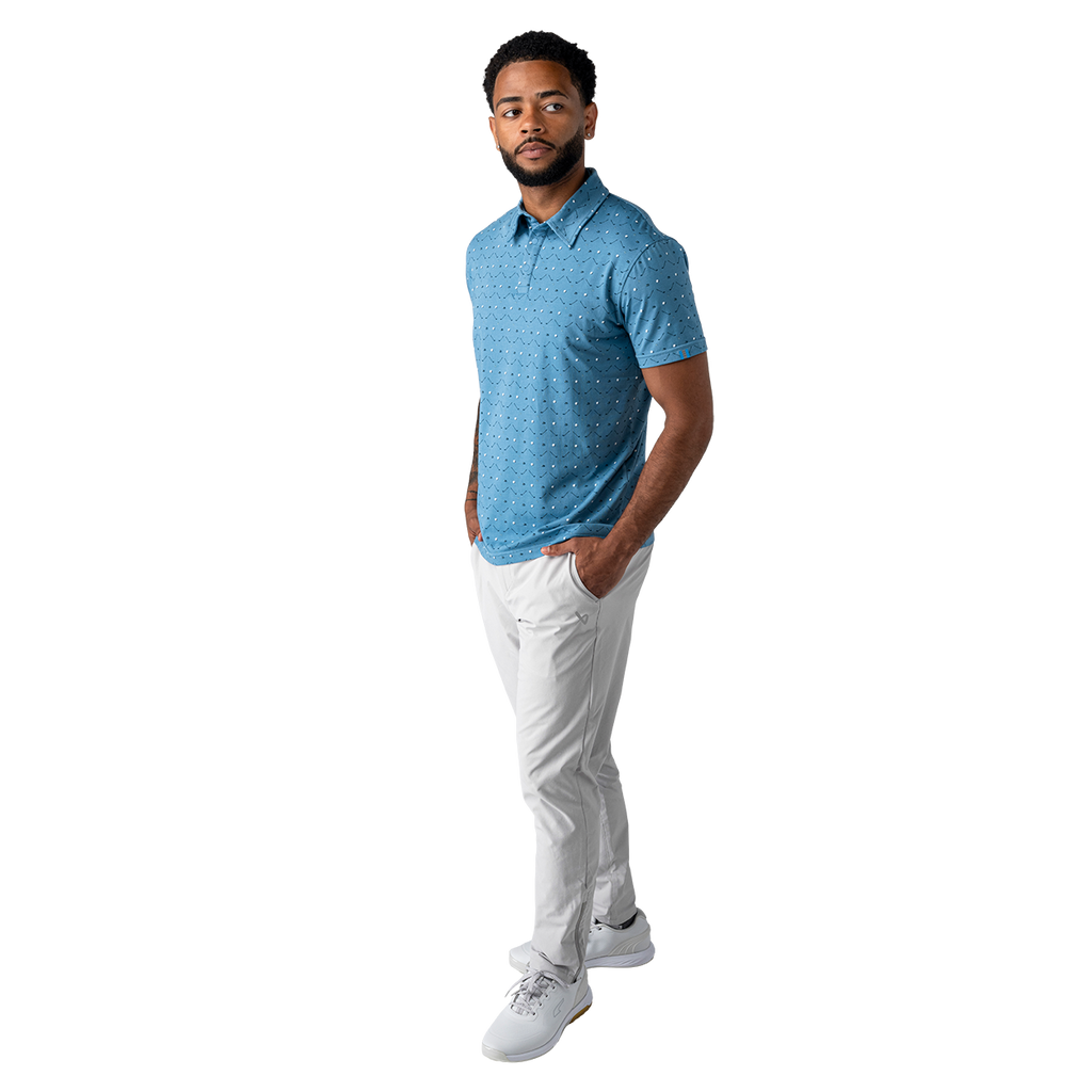 Bauer Men's Runoff Performance Polo - Water Hazard