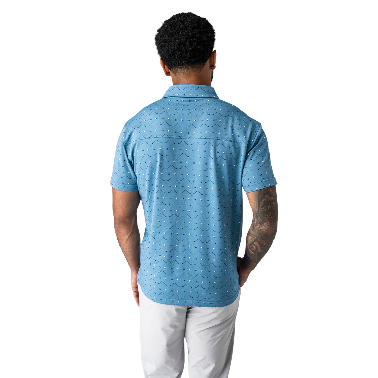 Bauer Men's Runoff Performance Polo - Water Hazard