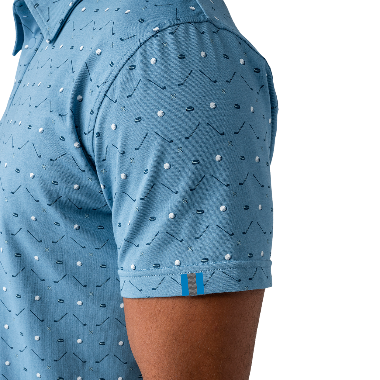 Bauer Men's Runoff Performance Polo - Water Hazard