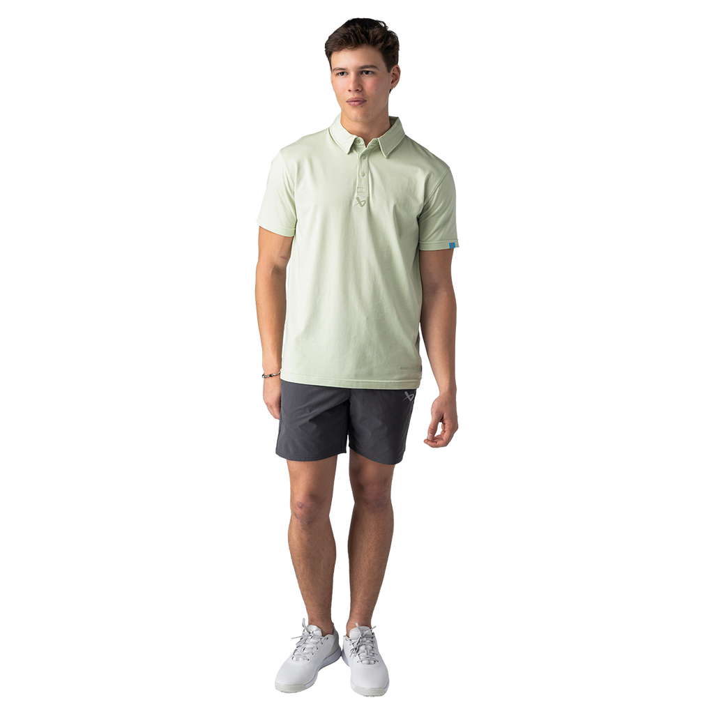 Bauer Men's Runoff Performance Polo - Sand Trap
