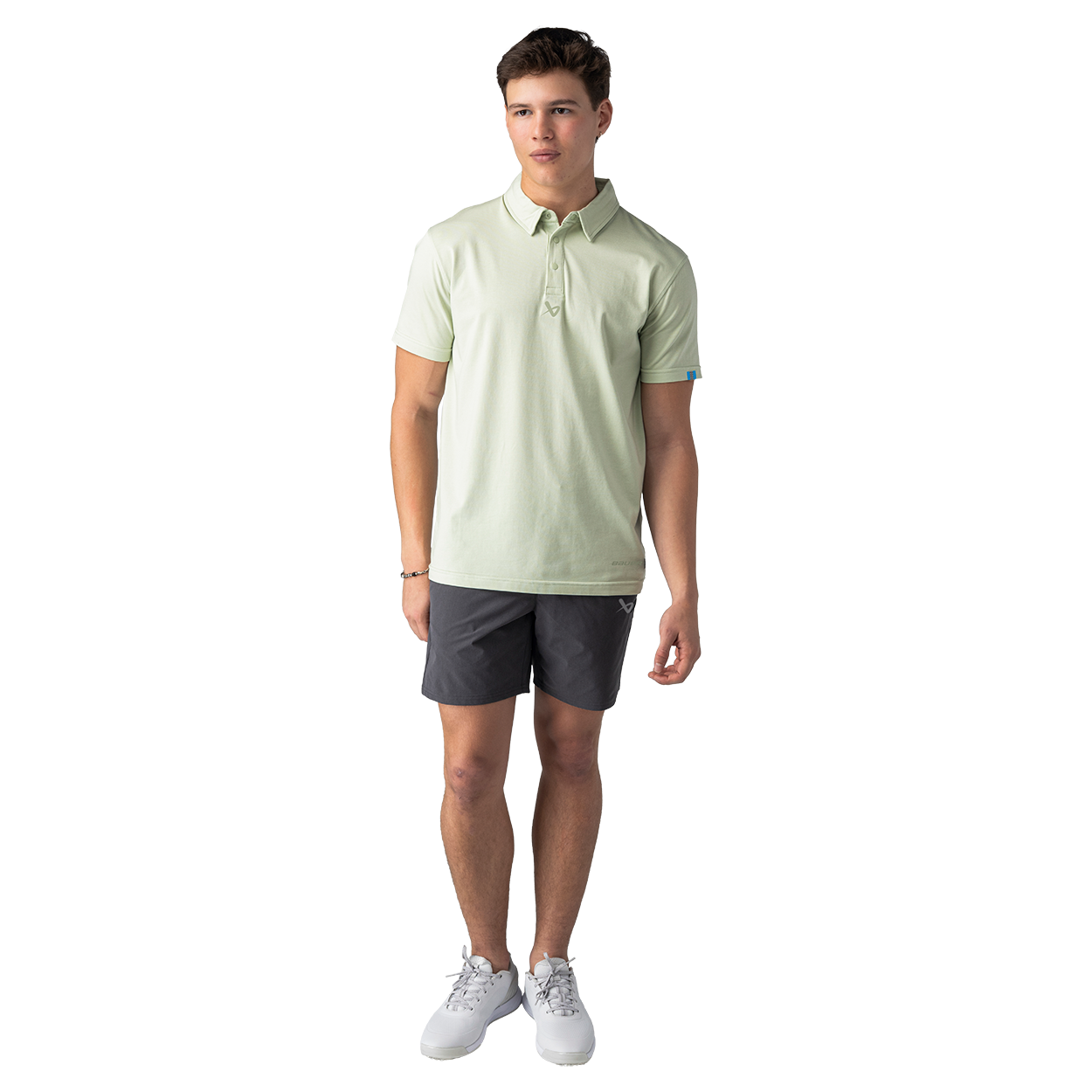 Bauer Men's Runoff Performance Polo - Sand Trap