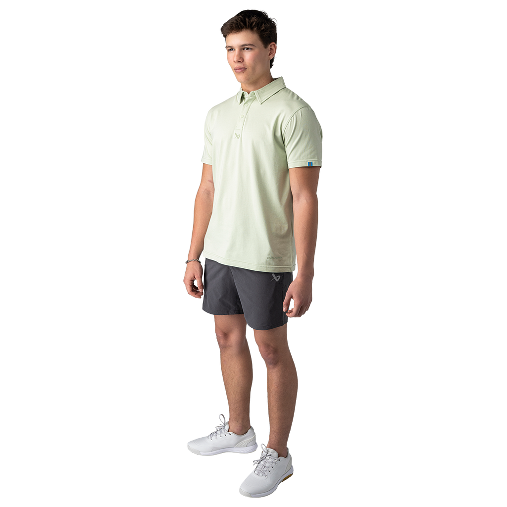 Bauer Men's Runoff Performance Polo - Sand Trap