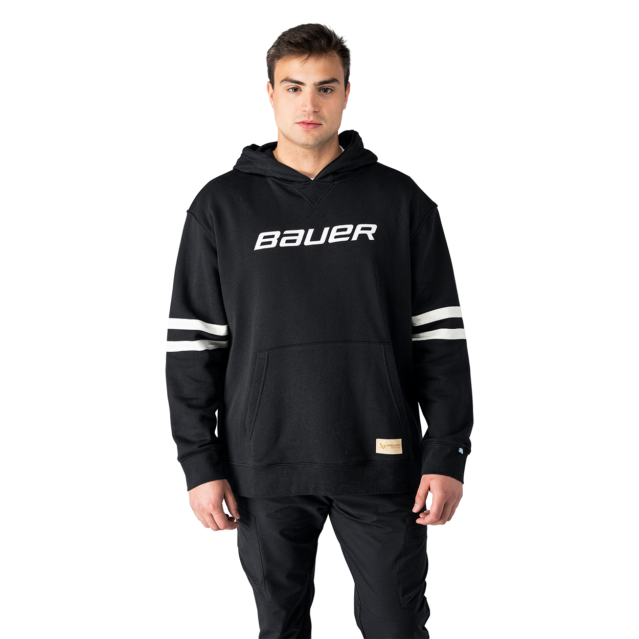Bauer Jersey Senior Hoodie - Black - front