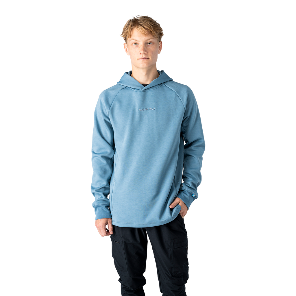 Bauer Travel Senior Hoodie - Blue - front