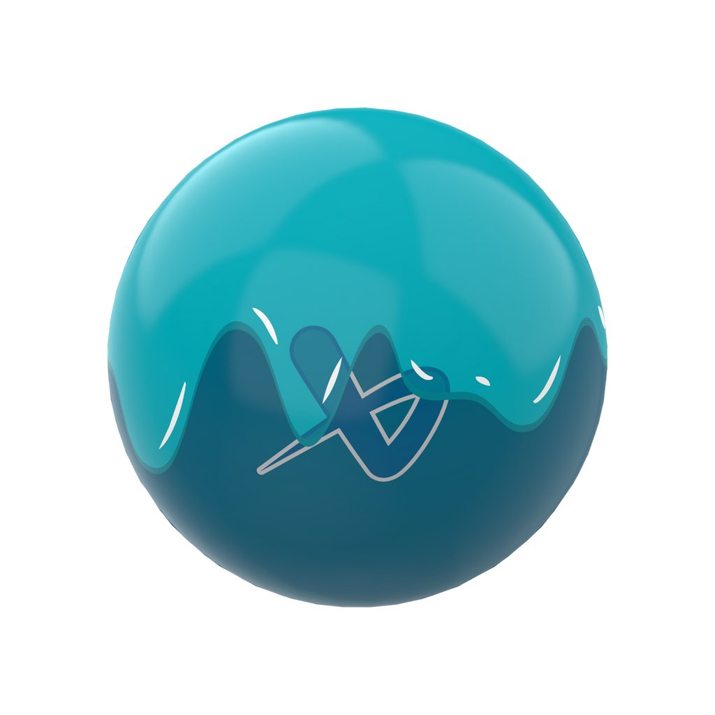 Bauer Mystery Mini Balls 2026 - Teal Drip design