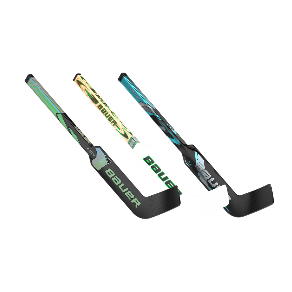 Bauer Mystery Mini Goalie Stick 2026 - all three collectible designs