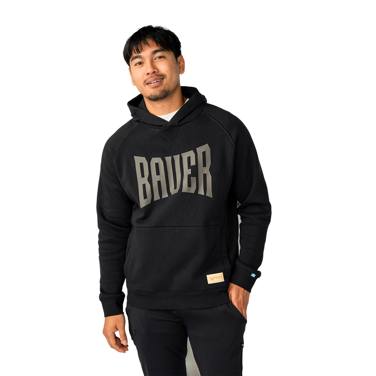 Bauer Senior Tonal Hoodie - BLACK, front