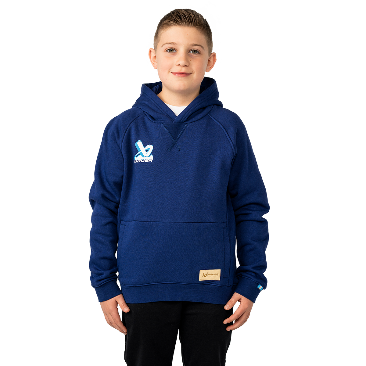 Bauer Junior Snowdrift Ultimate Hoodie - BLUEPRINT, front