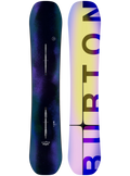 Burton Men's Custom Camber Snowboard - Faded, topsheet and base view