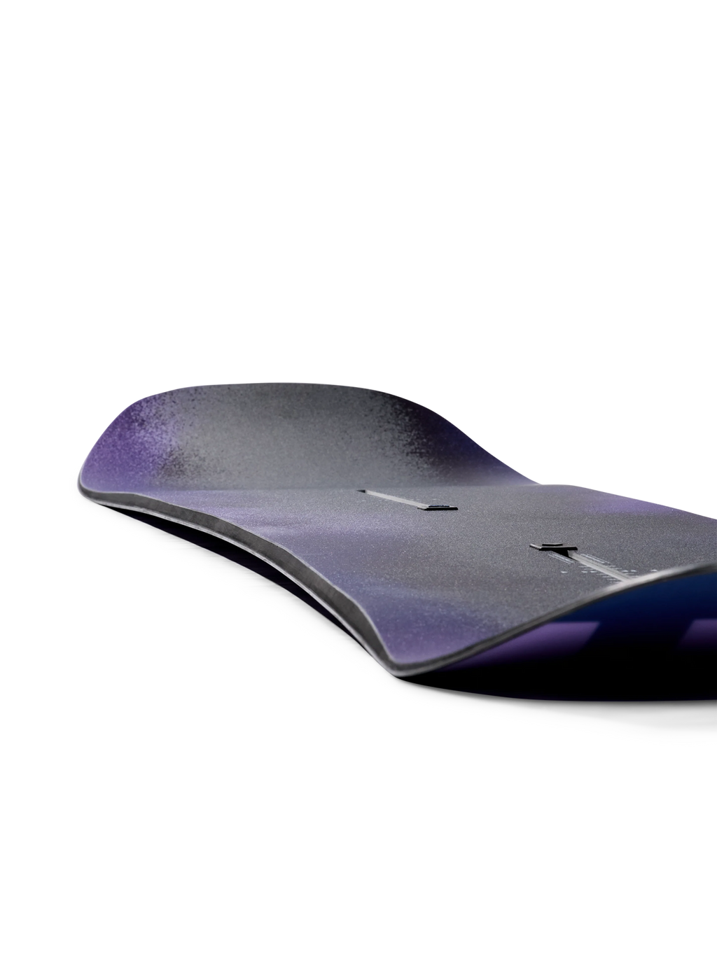 Burton Men's Custom Camber Snowboard - Faded, camber profile view