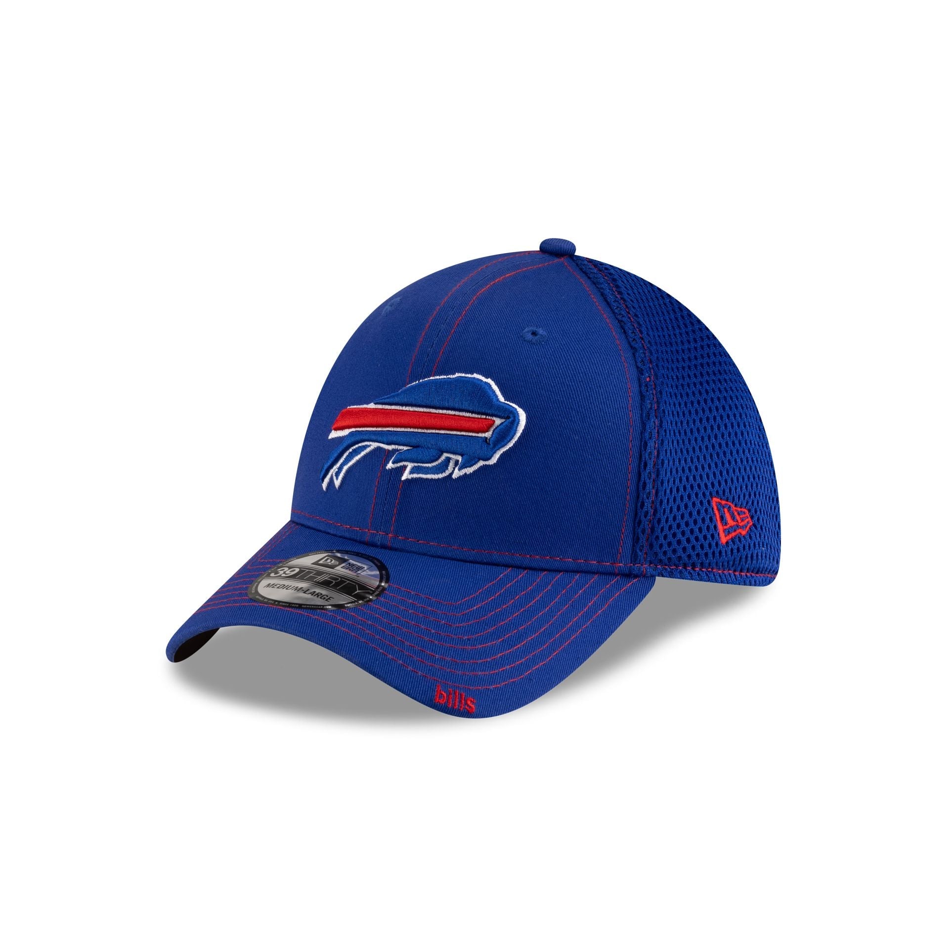 New Era Buffalo Bills NFL 2026 Neo 39THIRTY flex hat, three-quarter left view