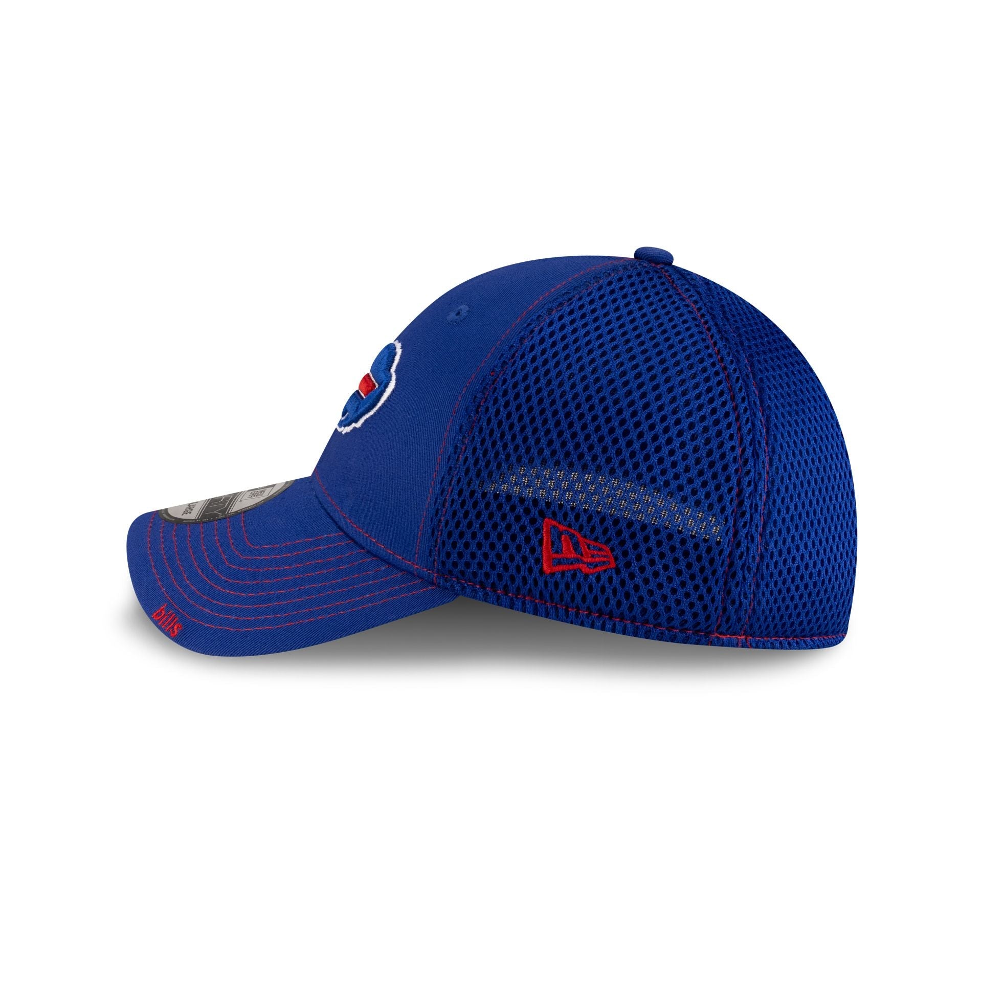 New Era Buffalo Bills NFL 2026 Neo 39THIRTY flex hat, left side view