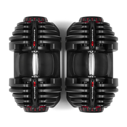 1090 SelectTech Adjustable Dumbbells- Pair (10-90lbs)