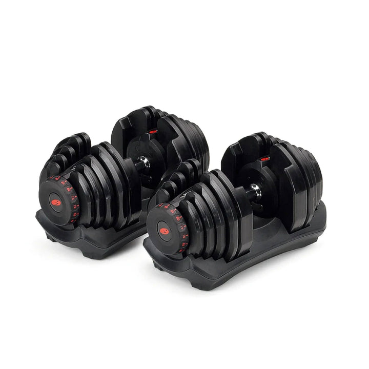 1090 SelectTech Adjustable Dumbbells- Pair (10-90lbs)