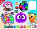 Group Ricochet Jiggly's Furb Balls With Led